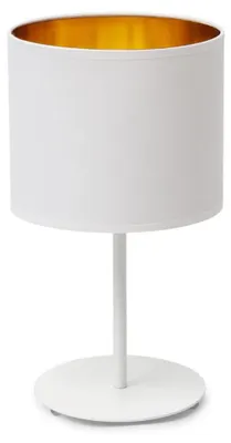 Obrázek produktu pro Stolní lampička ve skandinávském stylu VESPILLO - bílá / zlatá