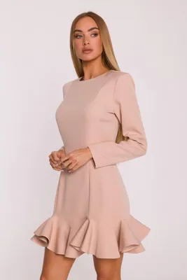 Obrázok produktu pre Made of Emotion Dámske mini šaty Ebregulfus M880 béžová M