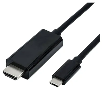 Obrázok produktu pre ROLINE 11.04.5840, 1 m, USB Typ-C, HDMI, Samec, Samec, 3840 x 2160 px