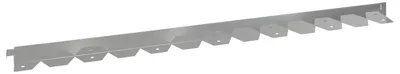 Obrázek produktu pro vidaXL Trávníková obruba, 30 ks, 102 x 4 x 4 cm, ocel, stříbrná