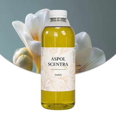 Produktbild von Aspol Scentra Frische Tuberose UFIGREEN Duftöl für Kerzen und Diffusoren 1000 ml, KI-generiertes Bild
