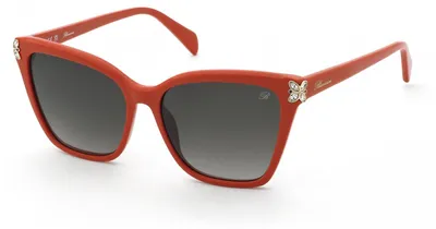 Produktbild von Blumarine SBM246S Arancio lucido 56/16/140 Damen Sonnenbrillen