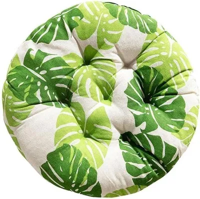 Produktbild von Rundes Stuhlkissen, Stuhlpolster für Zuhause, Büro, Garten, Dekokissen für Terrasse, Tatami-Sitzkissen, Sitzkissen für den Innenbereich