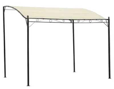 Produktbild von Anstellpavillon Anlehnpavillon 3x4 Meter Wasserabweisend Für Hauswand