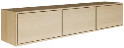 Immagine prodotto di Selsey Framme - Pannello TV pensile a tre ante, rovere effetto legno, 150 cm