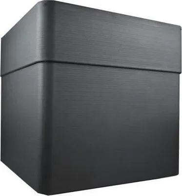 Image de Bac à Fleurs Carré EDA Carel, 40 cm, 26 L, Avec Roulettes, Intérieur/Extérieur, 39 x 39 x 39 cm, Gris Anthracite