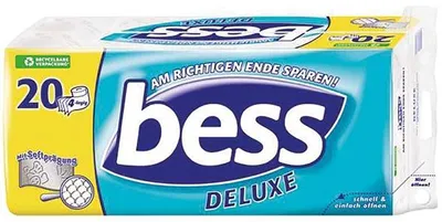 Produktbild von BESS Bess Toilettenpapier Deluxe 20x150 Blatt 4lagig