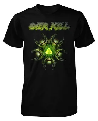 Produktbild von Overkill T-Shirt Herren Wings of war schwarz Band-Merch, Bands 100% Baumwolle S
