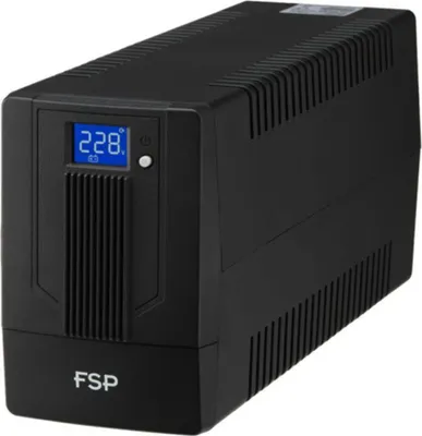 Produktbild von FSP iFP600 Line-interactive UPS 600VA,360W,SCHUKO*2,12V/7AH*1,LCD VERSION ,230V