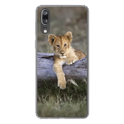 Produktbild von MuchoWow® Handyhülle Schutzhülle Hülle für Huawei P20 Jungtier - Tier - Natur Silikon Softcase Handy Hülle - Hardcover