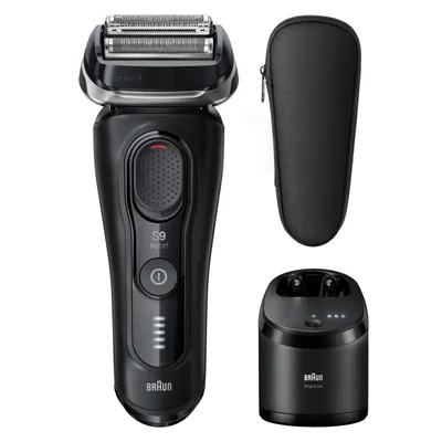 Imagen del producto de Braun Series 9 Sport 9150cc, afeitadora eléctrica, negra, con botones, batería, fabricada en Alemania