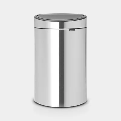 Image de Brabantia 114809, 40 l, Appareil d'angle, Noir, Acier inoxydable, Plastique, Manuel, 435 mm