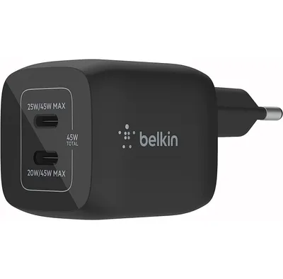 Produktbild von Belkin Netzladegerät schwarz universell mit intelligenter Stromverteilung und geringer Wärmeentwicklung