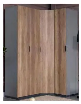Produktbild von Kinderzimmer Jugendzimmer Set Bett Eckschrank Schrank Schreibtisch Möbel 4tlg