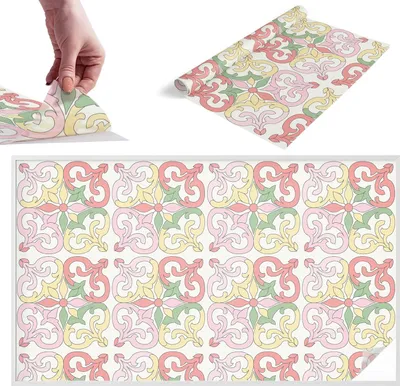 Zdjęcie produktu dla Folia witrażowa do okien - 116x200 cm - Folia witrażowa, dekoracyjna i nieprzezroczysta - Samoprzylepna folia dekoracyjna do szkła w witrażowym wzorze - Ochrona UV, łatwa w montażu, dekoracja okna - Dekoracja kwiatowa