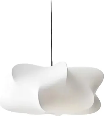 Obrázok produktu pre Závesné svetlo, dizajn látkovej lucerny, inštalácia závesného kábla, japonský štýl, 524-50 cm, bez žiarovky (E27)