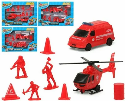 Image de Set de jeu Véhicules Rouge