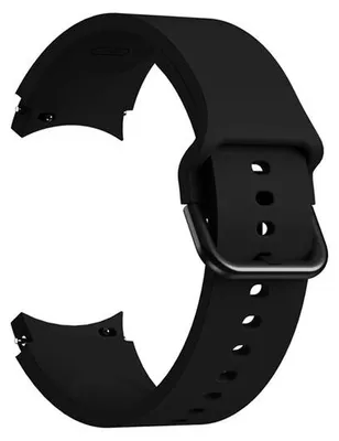 Produktbild von By Qubix passend für Samsung Galaxy Watch 4 Classic - 42 mm & 46 mm - Classic Sportarmband - Schwarz