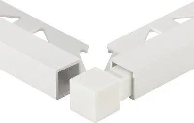 Produktbild von Eckstück Dural Squareline DPSP 1130-Y PVC Weiß 11 mm