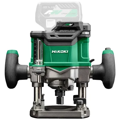 Produktbild von HiKOKI Akku-Oberfräse 36 V Brushless, 50 mm Tauchtiefe, Spannzangen-Wechselfutter 6, 8, 12 mm, incl. Zubehör, Koffer