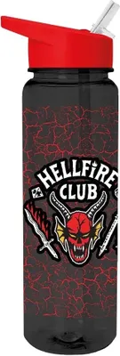 Zdjęcie produktu dla Plastikowa butelka na napoje „Stranger Things: Hellfire Club”