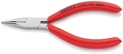Obrázek produktu pro Knipex 25 03 125, Špičaté kleště, 1,8 mm, 2,7 cm, Chrom Vanadová ocel, Červená, 125 mm