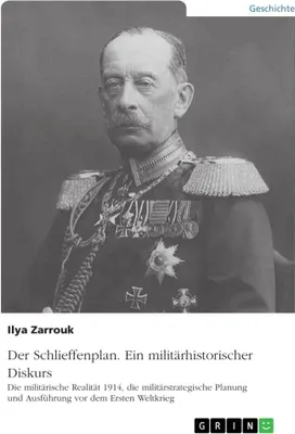 Produktbild von Der Schlieffenplan. Ein militärhistorischer Diskurs