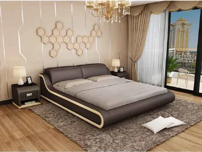Produktbild von Bett Polster Design Luxus Doppel Hotel Schlafzimmer JVmoebel