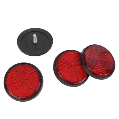 Image de Réflecteurs ronds pour bicyclettes,Réflecteurs ronds pour motos,Réflecteurs de sécurité pour cyclistes,Réflecteurs d'avertissement pour bicyclettes,Réflecteurs de marquage latéral,Réflecteurs pour ATV
