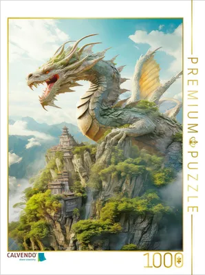 Produktbild von CALVENDO Puzzle Das Land der Drachenlegenden | 1000 Teile Lege-Größe 64x48cm Foto-Puzzle für glückliche Stunden
