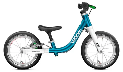 Produktbild von WOOM GO 1 (Gen. H) Kinder Laufrad 1,5 - 3,5 Jahre 82-100 cm blau 12"