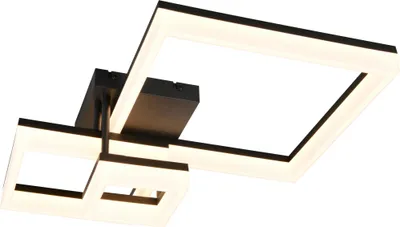 Immagine prodotto di LED, plafoniera, nero, SMD, 32 W, bianco caldo, L 65 cm