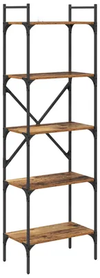 Obrázok produktu pre vidaXL Stará drevená knižnica 56 x 32 x 174 cm materiál na báze dreva