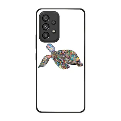 Produktbild von König Design Hülle kompatibel mit Samsung Galaxy A53 5G Kunststoff Soft Handyhülle - Handy Case Schildkröte
