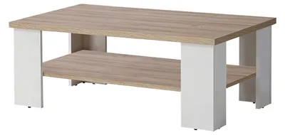 Immagine prodotto di Tavolino da salotto >Chelles< bianco opaco - 107x42,8x67 cm (LxAxP)