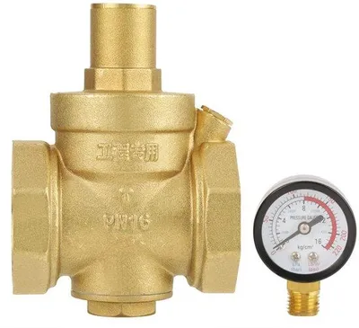 Productafbeelding van Debietregelaar 2 inch - Instelbaar - Waterdrukregelaar - Drukregelaar voor gasflessen - Drukregelaar voor compressoren - Hoge druk tot 1,6 MPa