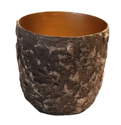 Produktbild von Übertopf Metall Topf naturdekor Blumentopf D10cmxH10cm