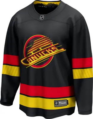 Produktbild von Vancouver Canucks NHL Eishockey Fanatics Breakaway Trikot Alternate Schwarz-L