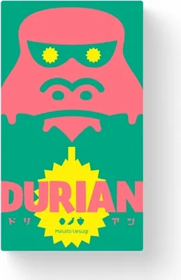 Produktbild von Brettspiel Durian: Das Spiel vom Wütenden Gorilla im Dschungelobstladen – Deutsche Ausgabe
