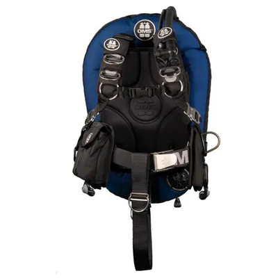 Produktbild von Oms Aluminum Comfort Harness Iii Signature With Performance Mono Wing 27 Lbs Ocean Blue / Black One Size