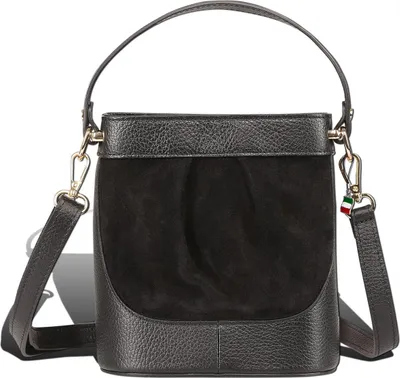 Produktbild von Florence Damen Umhängetasche Tasche schwarz Leder Größe 18x11x185 D2OTF171S1