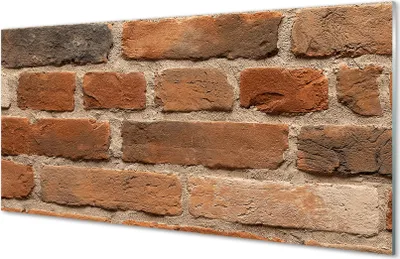 Produktbild von Glasbilder 120x60 Wandkunst Backsteinmauer Stein