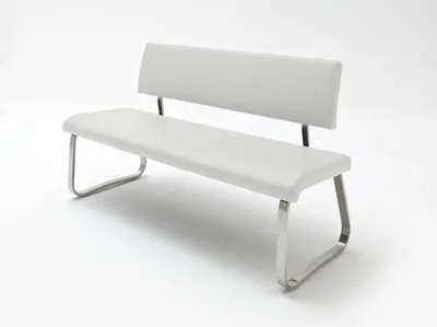 Produktbild von Arco,Bank,155cm breit, Edelstahlgestell, Polyurethanweiß