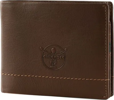 Produktbild von CHIEMSEE Leder Geldbörse Leather Wallet Brown / Black dunkelbraun