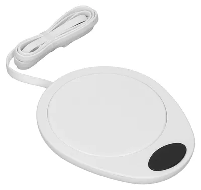 Zdjęcie produktu dla Podgrzewacz do kubków USB – wodoodporna, regulowana elektryczna płytka grzewcza do napojów, utrzymująca stałą temperaturę, do ceramicznych filiżanek do kawy, kolor biały