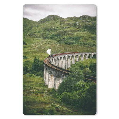Produktbild von MuchoWow® Mauspad Mousepad Dampf - Zug - Brücke 18x27 cm - Mousepads - Maus Mat - Pad - Mausunterlage