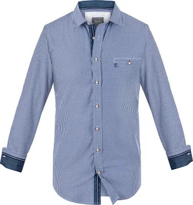 Produktbild von Trachtenhemd Lukas blau XL
