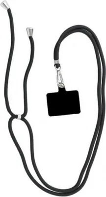 Produktbild von Přívěsek SWING na telefon s nastavitelnou délkou / délka šňůry 165cm (max 82,5cm ve smyčce) / na rameno nebo krk - černá