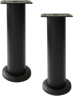 Immagine prodotto di Piedini regolabili per mobili - Supporti per mobili - Stabilizzatori per mobili - Altezza regolabile - 18-30 cm - Neri