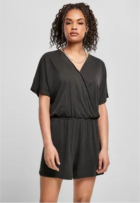 Zdjęcie produktu dla Urban Classics Ladies - MODAL Short Jumpsuit czarny - 3XL